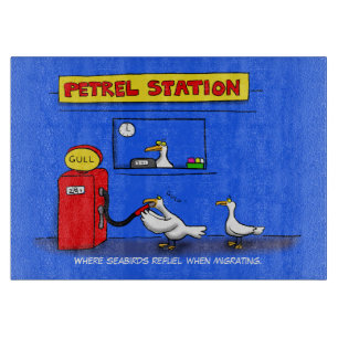 Funny Sea Gulls Cartoon Spaß Schneidebrett