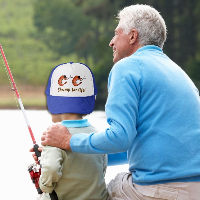 Funny seafood shrimpe hat truckerkappe (Make memories)