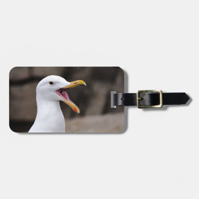 FUNNY Seagull Gepäckanhänger (Vorderseite horizontal)