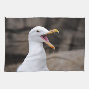 FUNNY Seagull Geschirrtuch