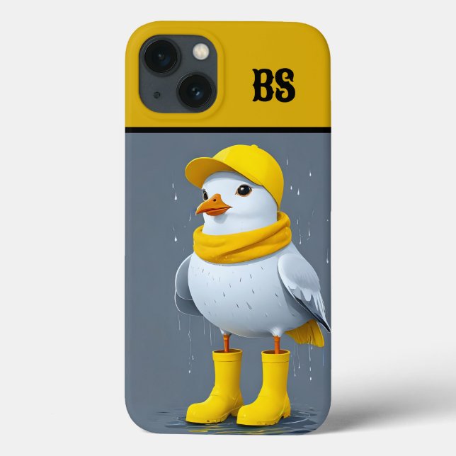 Funny Seagull in Rain Boots - Beach Spaß Case-Mate iPhone Hülle (Rückseite)