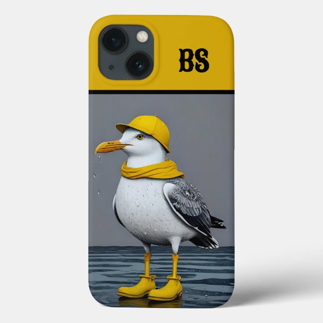 Funny Seagull in Rain Boots - Beach Spaß Case-Mate iPhone Hülle (Rückseite)