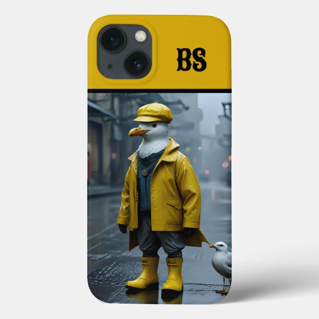 Funny Seagull in Rain Boots - Beach Spaß Case-Mate iPhone Hülle (Rückseite)