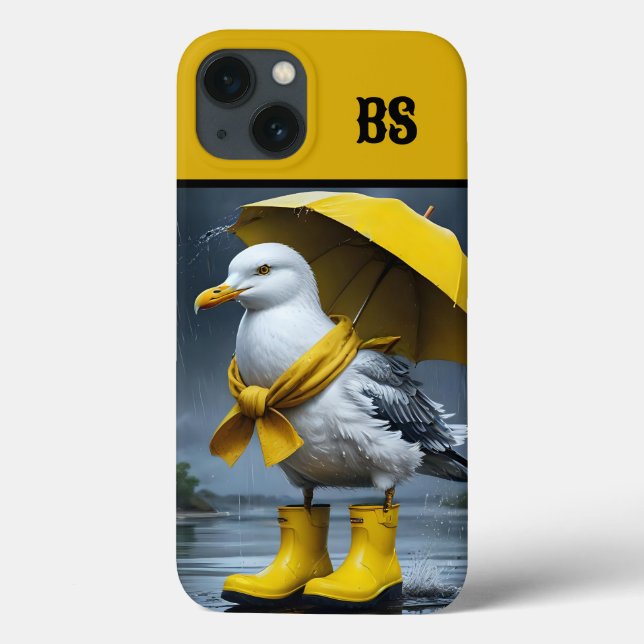Funny Seagull in Rain Boots - Beach Spaß Case-Mate iPhone Hülle (Rückseite)
