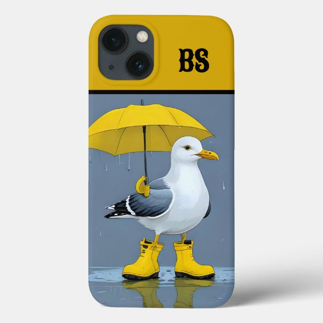 Funny Seagull in Rain Boots - Beach Spaß Case-Mate iPhone Hülle (Rückseite)