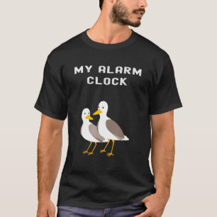 Funny Seagull meine Alarmmaske Seaside Clock Weck T-Shirt
