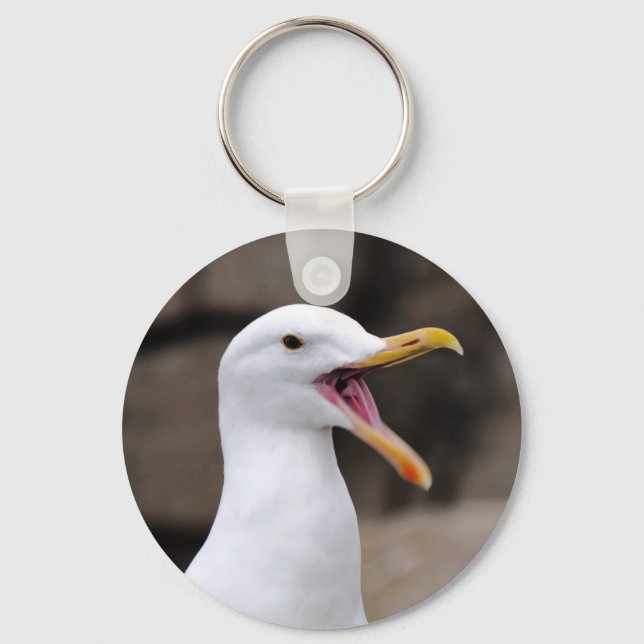 FUNNY Seagull Schlüsselanhänger (Vorderseite)