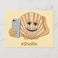 Funny Seashell Nie Handy Shellfie Selfie