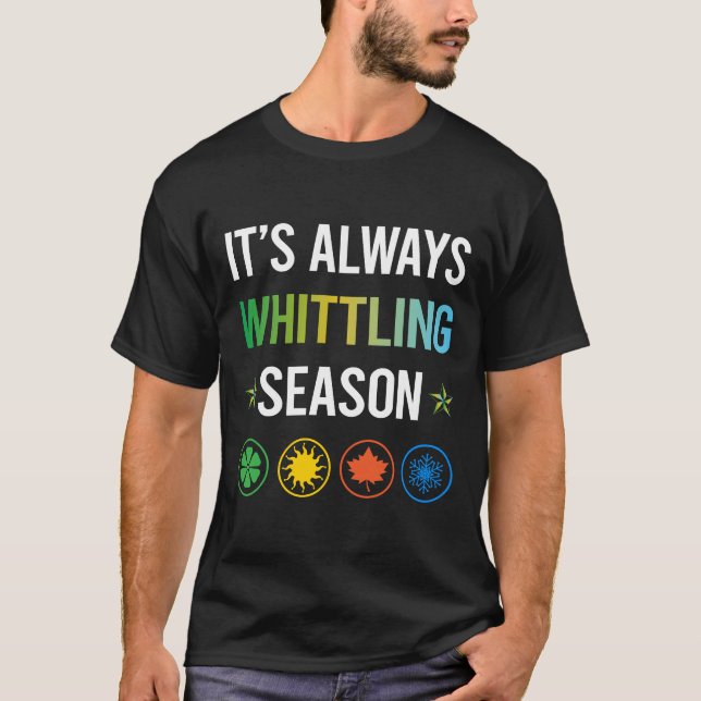 Funny Season Whittling T-Shirt (Vorderseite)