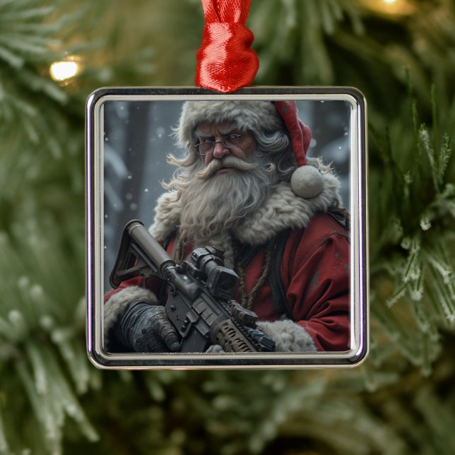 Funny Second Amendment Weihnachten Ornament Aus Metall (Baum)
