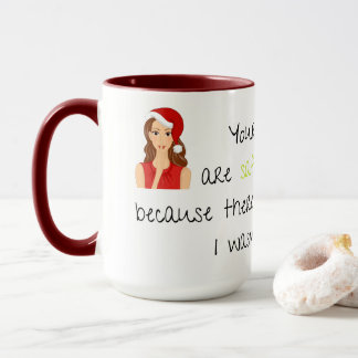 Funny Secret Père Noël cadeau - Mug