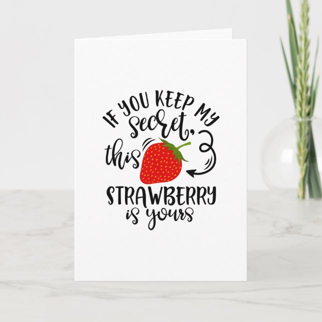 Funny Secret Santa Design Idee Karte (Vorderseite)