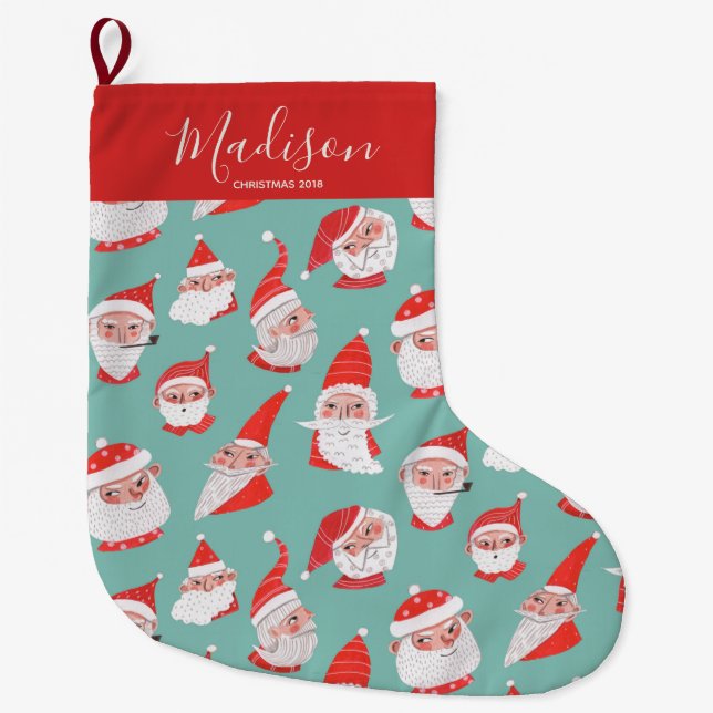 Funny Secret Santa Poem Geschenk Weihnachten Großer Weihnachtsstrumpf (Vorderseite)