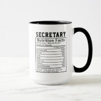 Funny Secretary Nutrition Fakten Mitarbeiter Mitar
