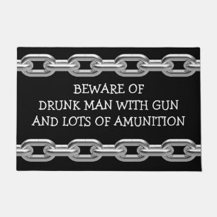 Funny Security Begrüßungsfront Fußmatte