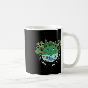 Funny Sei nett zum Planeten Natur Baumart Erde Kaffeetasse