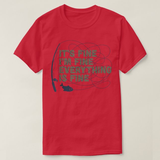 Funny seine feine im schönen alles ist schön Fisch T-Shirt (Design vorne)