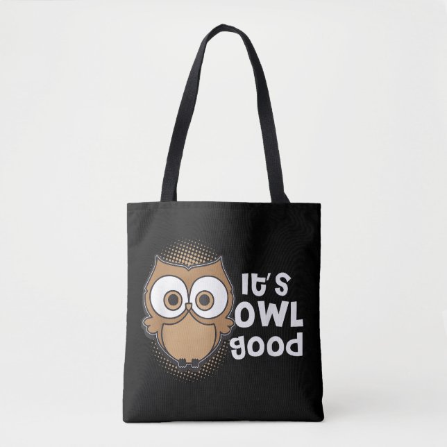 Funny seine Owl Gutes Geschenk Tierfreund Tasche (Vorderseite)