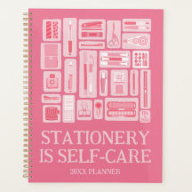 Funny Self-Care Zitat Pink Art Supplies