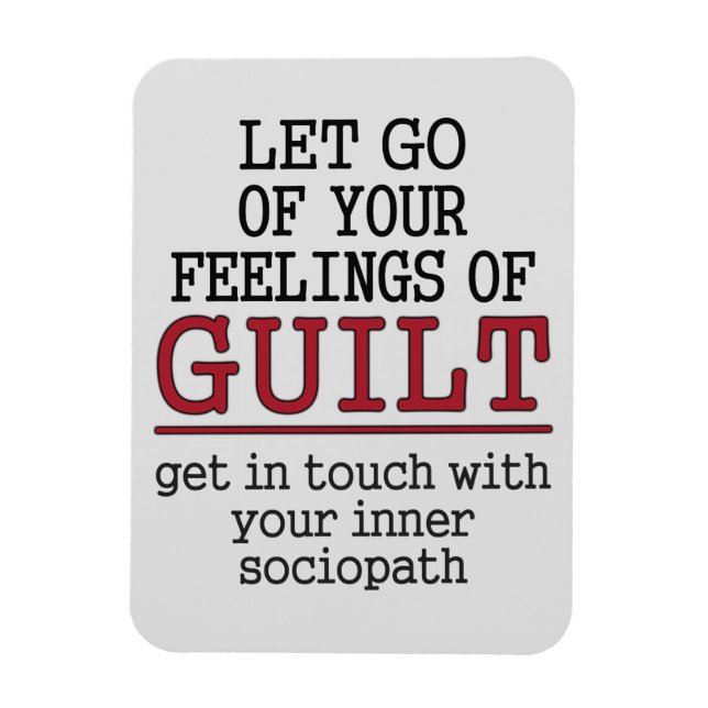 Funny Self-Knowledge-Magnet Magnet (Vertikal)