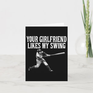 Funny Sell Zitat Deine Freundin mag mein Swing Gi Karte