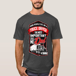 Funny Semi Truck Driver Design Geschenk für LKW T-Shirt