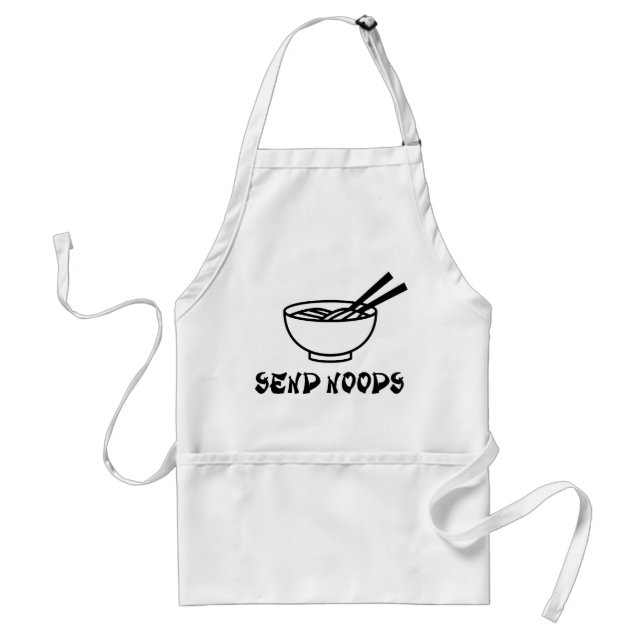 Funny Send Noods Chinese Food Koch Pocket Schürze (Vorne)