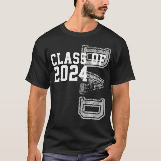 Funny Senior 2024 Class Grad Proud Vater Class of  T-Shirt
