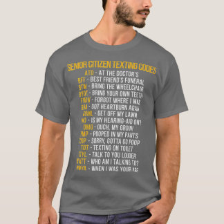 Funny Senior Citizen's Sims Code Gift for Gran T-Shirt