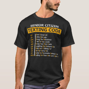 Funny Senior Citizen's Sims Code Vathers Day T-Shirt