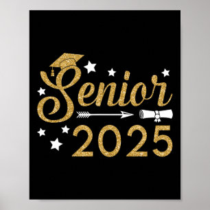 Funny Senior CL of 2025 Uni-Abschluß Geschenk für Poster