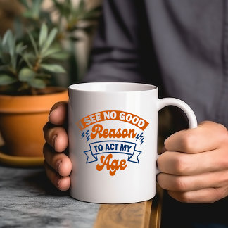 Funny Senior Kaffeetasse