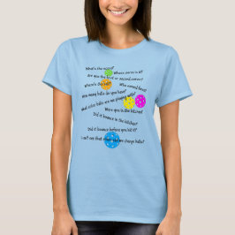 Funny Senior Pickleball Chaos Tote Bag T-Shirt
