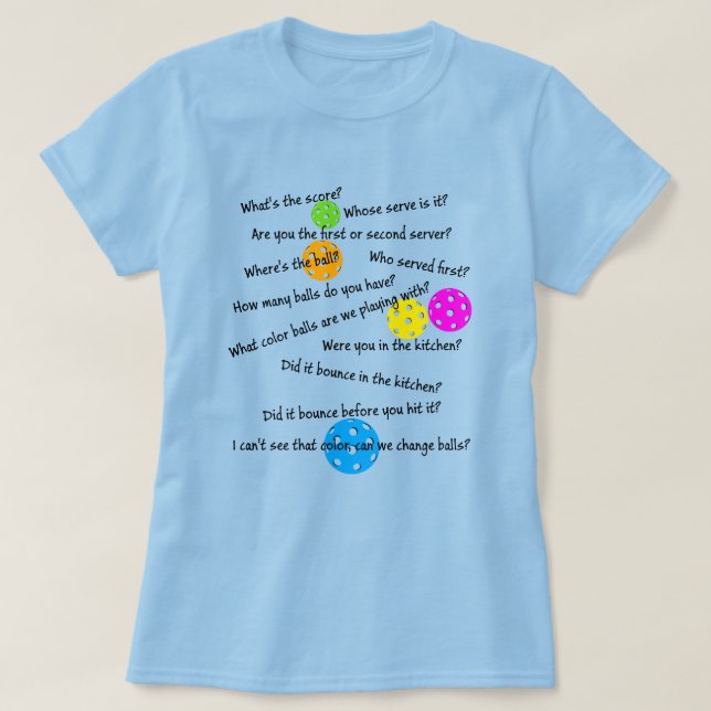 Funny Senior Pickleball Chaos Tote Bag T-Shirt (Design vorne)