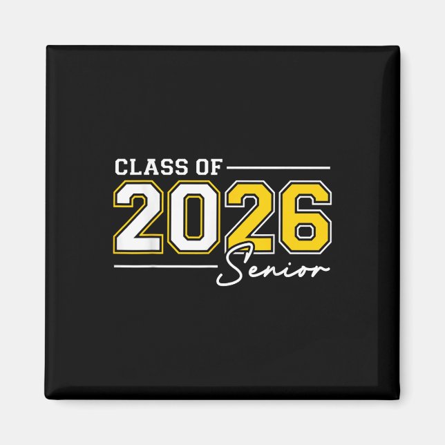 Funny Senior Year 2026 Abschluss Class of 2026 SE Magnet (Vorne)