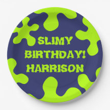 Funny sevous blue slime individuelle Name Geburtst