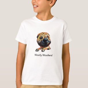 Funny Shar Pei Dog Boys T - Shirt