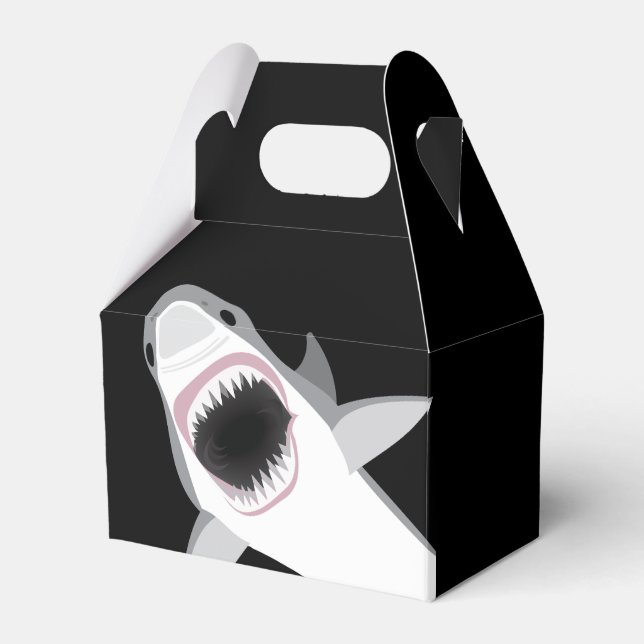 Funny Shark Attack Geschenkschachtel (Vorderseite)