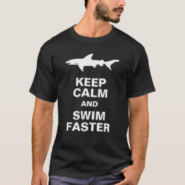 Funny Shark Attack: Ruhe und Schwimmen schneller B T-Shirt