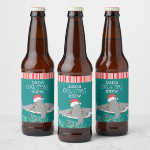 Funny Shark Beer Labels Bierflaschenetikett