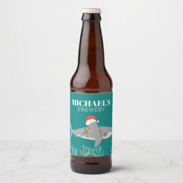 Funny Shark Beer Labels Bierflaschenetikett