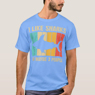 Funny Shark Design für Kinder Männer Frauen Tierha T-Shirt