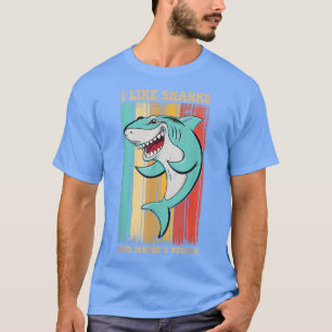 Funny Shark Design für Kinder Männer Frauen Tierha T-Shirt