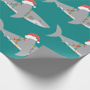 Funny Shark Extra Large Print Geschenkpapier