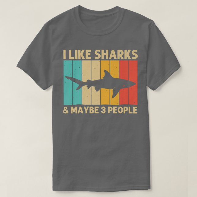 Funny Shark For Men Hammerhead Tigerhaie T-Shirt (Design vorne)