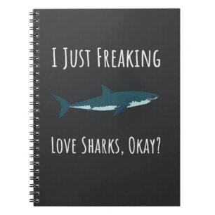 Funny Shark Geschenke für Erwachsene Spaß für ihn  Notizblock