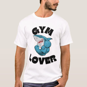 Funny Shark Gym T - Shirt