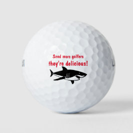 Funny Shark Novelty Golf Balls Golfball