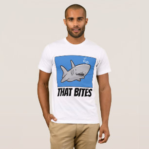 Funny SHARK T - Shirt, DAS BITES T-Shirt