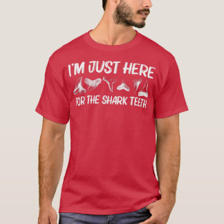 Funny Shark Teeth Design For Men Women Animal Foss T-Shirt